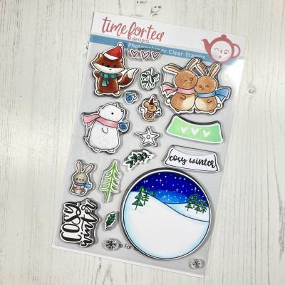Time For Tea Clear Stamps - Cosy Winter
